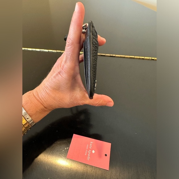 NWT Authentic Luxury Classic Preppy Small Card Holder Wristlet Key Ring Wallet - Picture 12 of 17